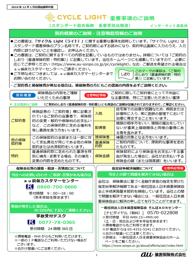 Cyclelight Jyusetsu 20240701 | PDF