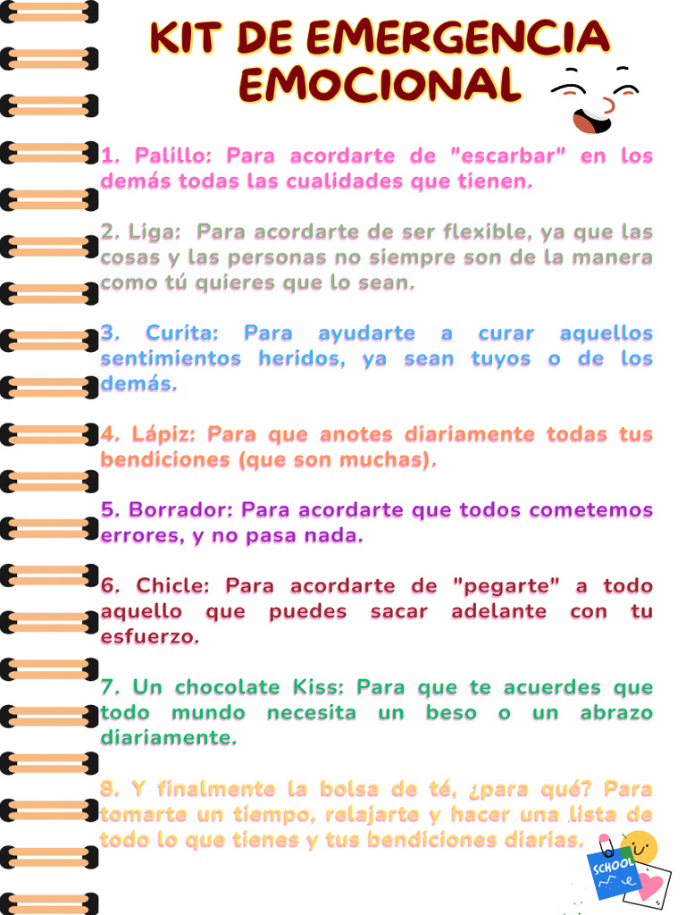 Significado Del Kit de Emergencia Emocional | PDF