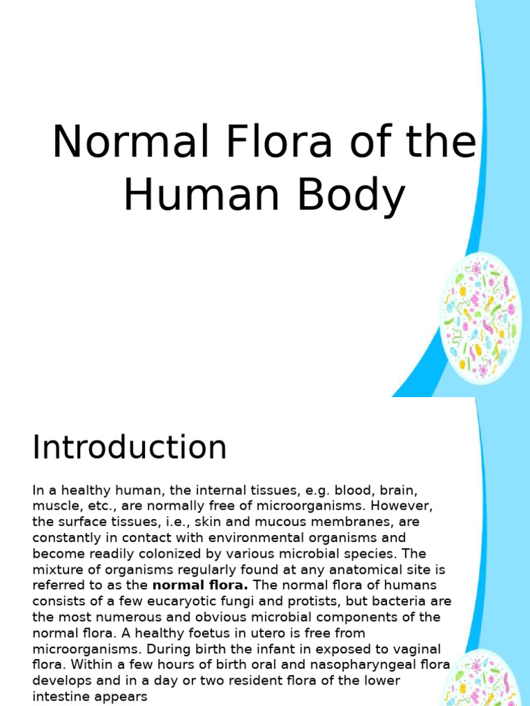 Understanding Human Normal Flora | PDF | Microorganism ...