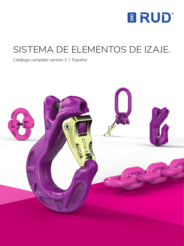 Elementos de Izaje RUD: Catálogo Completo | PDF | Calidad (comercial ...
