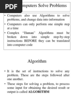 How Computers Solve Problems