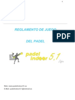 Reglamento de Juego Del Padel