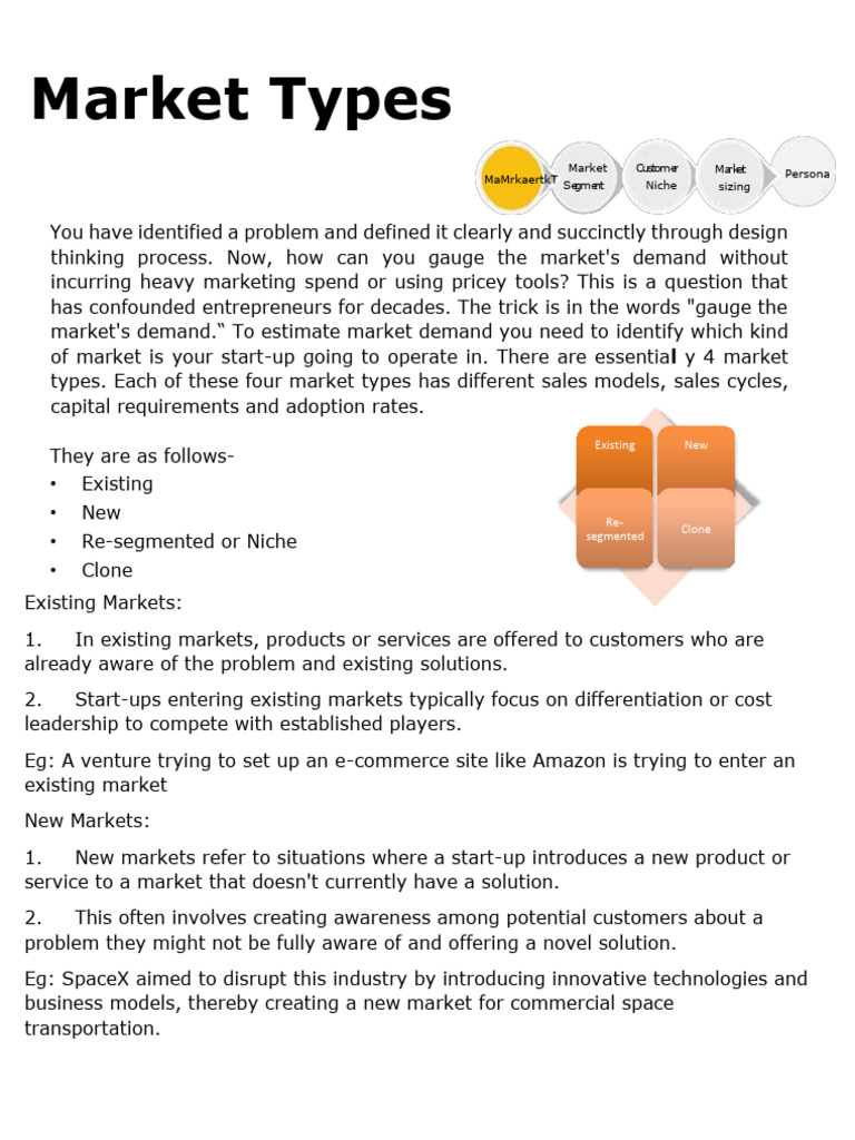 Identifying Market Types and Niches | PDF | Marketing | Market Segmentation
