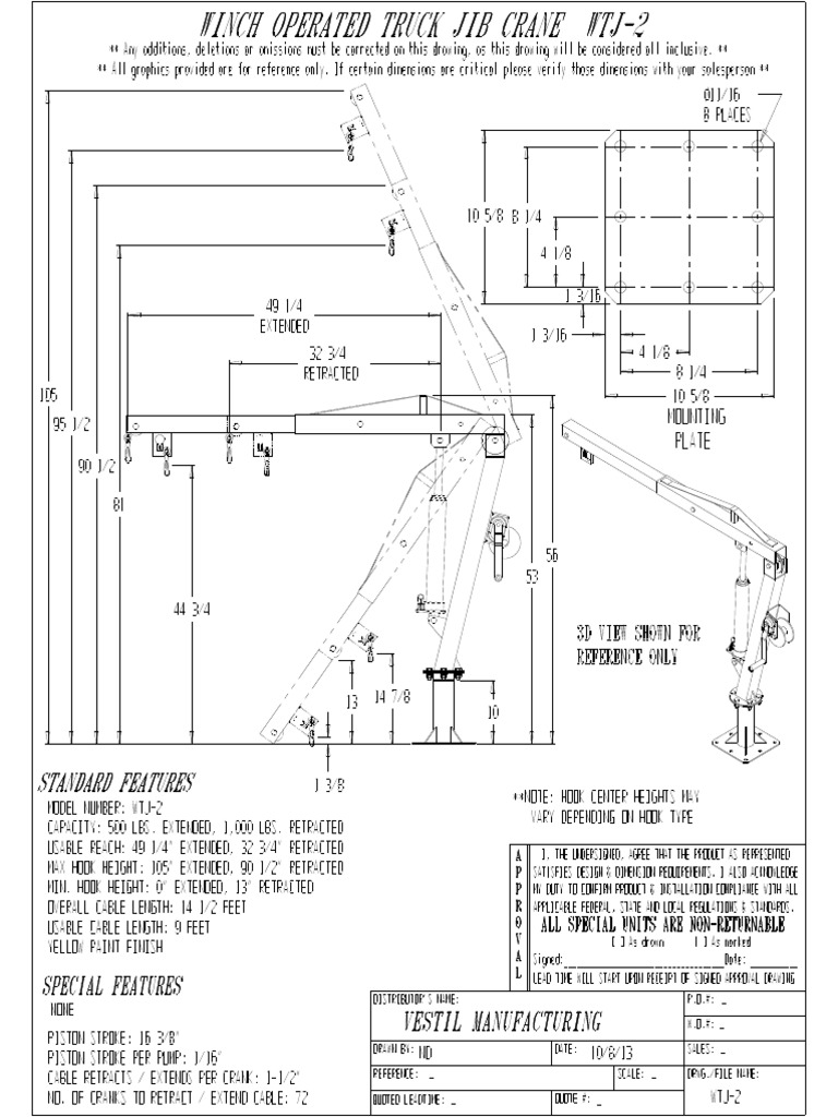 Vestil WTJ-2 | PDF