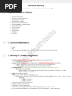 Obstetric History OSCE Checklist Geeky Medics | PDF | Pregnancy ...