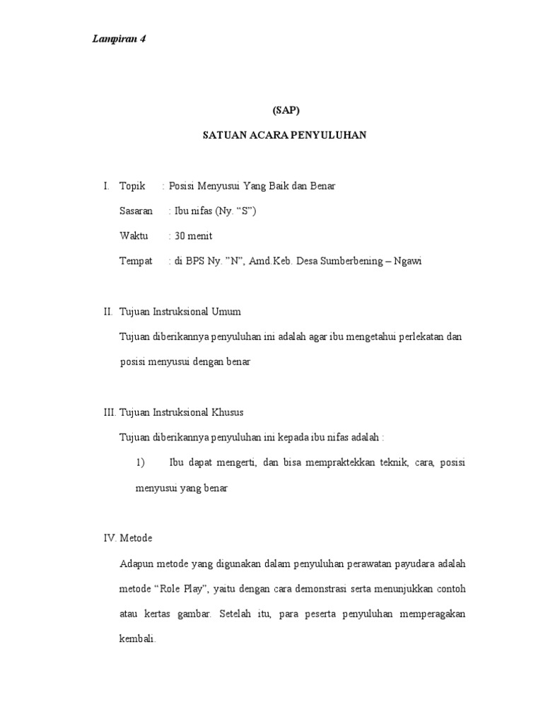 09 Sap Posisi Menyusui Yang Baik  Dan Benar