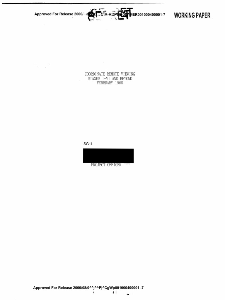 Cia RDP96 00788R001000400001 7 - Ocr | PDF | Senses | Length