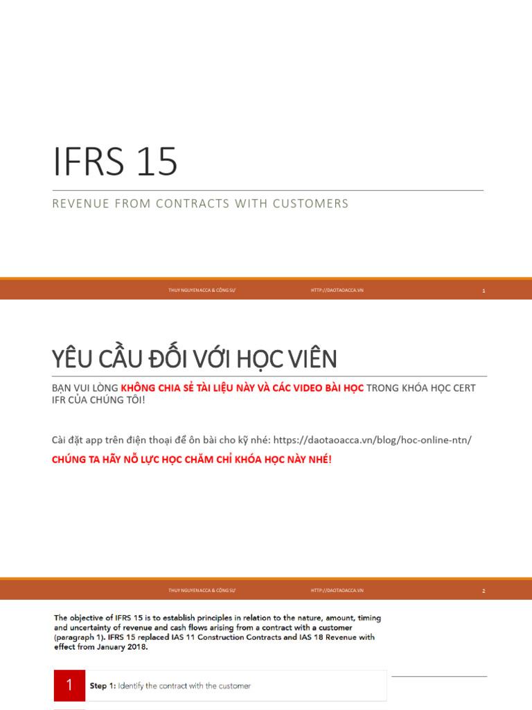 M3 - Ifrs 15 | PDF