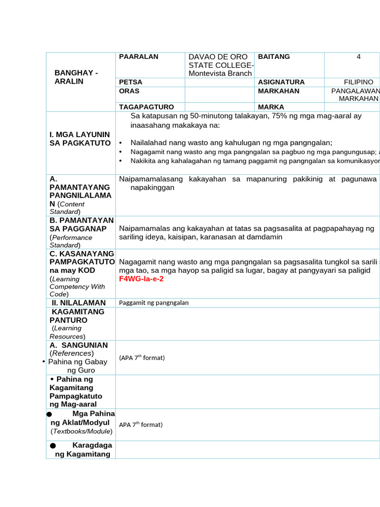 Explicit Format M | PDF