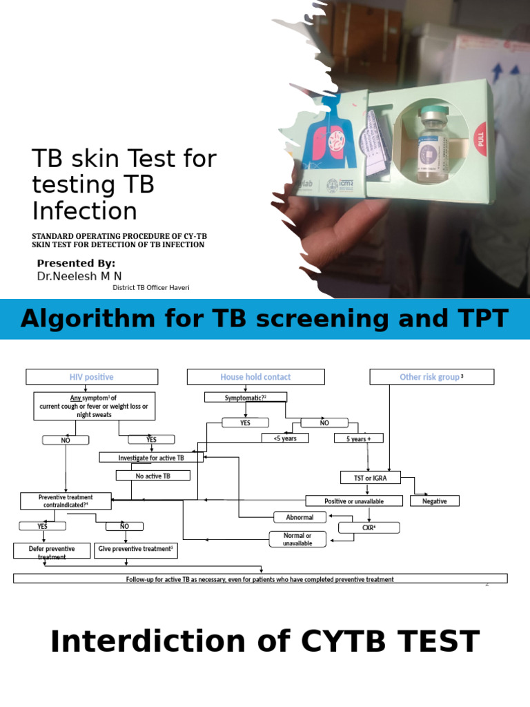 TB Skin Test SOP for Infection Detection | PDF | Tuberculosis | Medicine