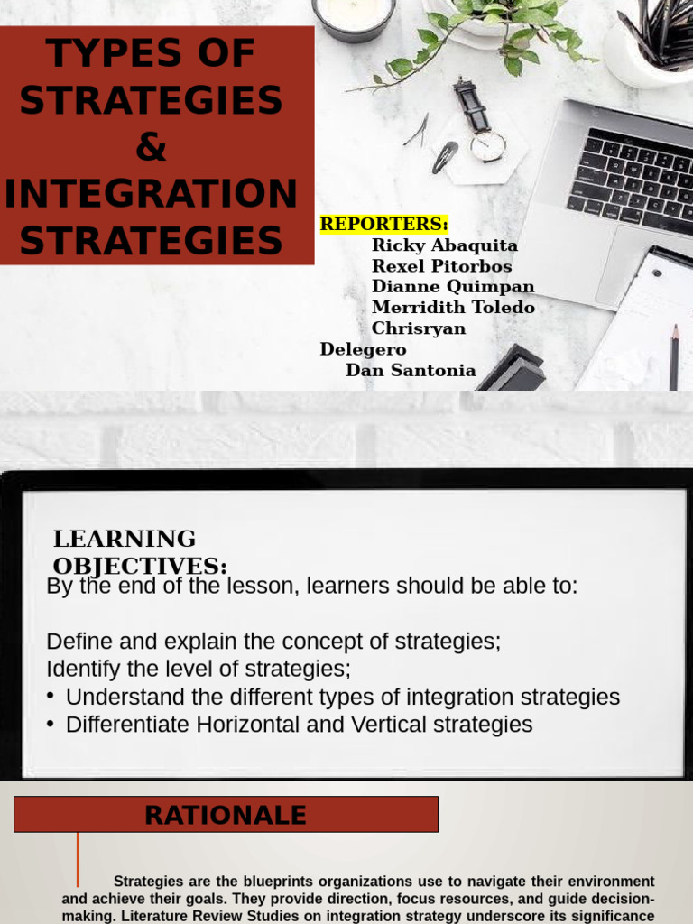 Types of Integration Strategies Explained | PDF | Strategic Management ...