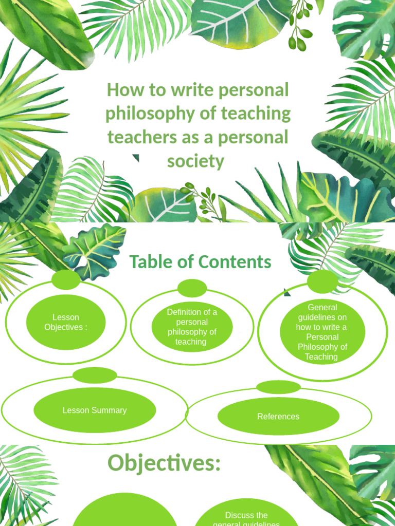 Writing Your Personal Teaching Philosophy | PDF | Cognition | Learning
