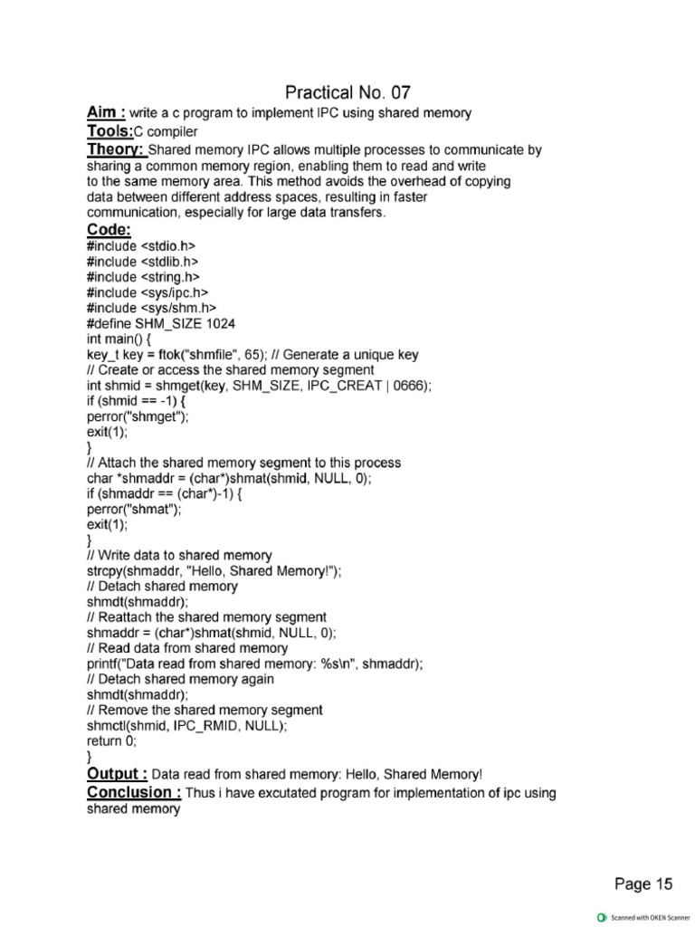 Operating System Practicals-15-41 | PDF