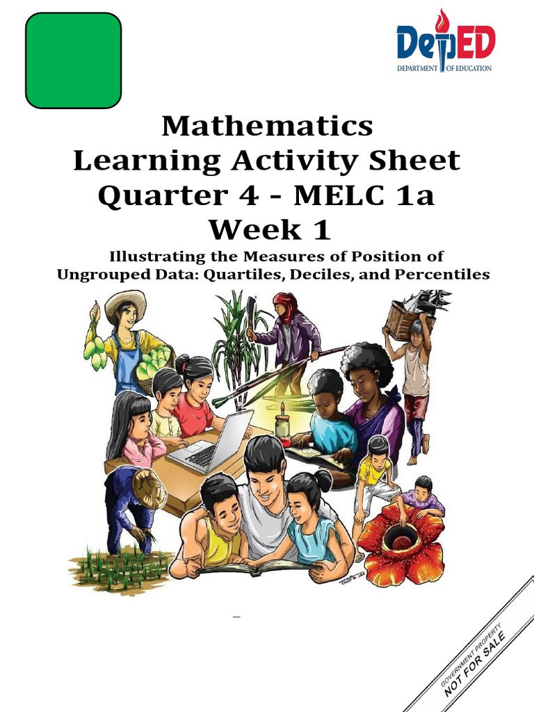 LAS Math Q4 G10 MELC 1a WK 1 | PDF | Quartile | Learning