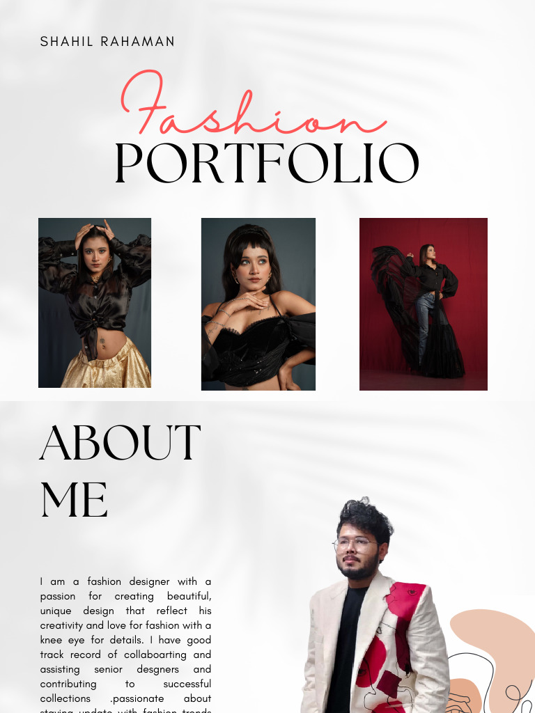Black White Minimalist Photography Portfolio Presentation | PDF