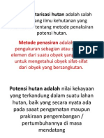 Ilmu Inventarisasi Hutan Adalah Salah Satu Cabang Ilmu