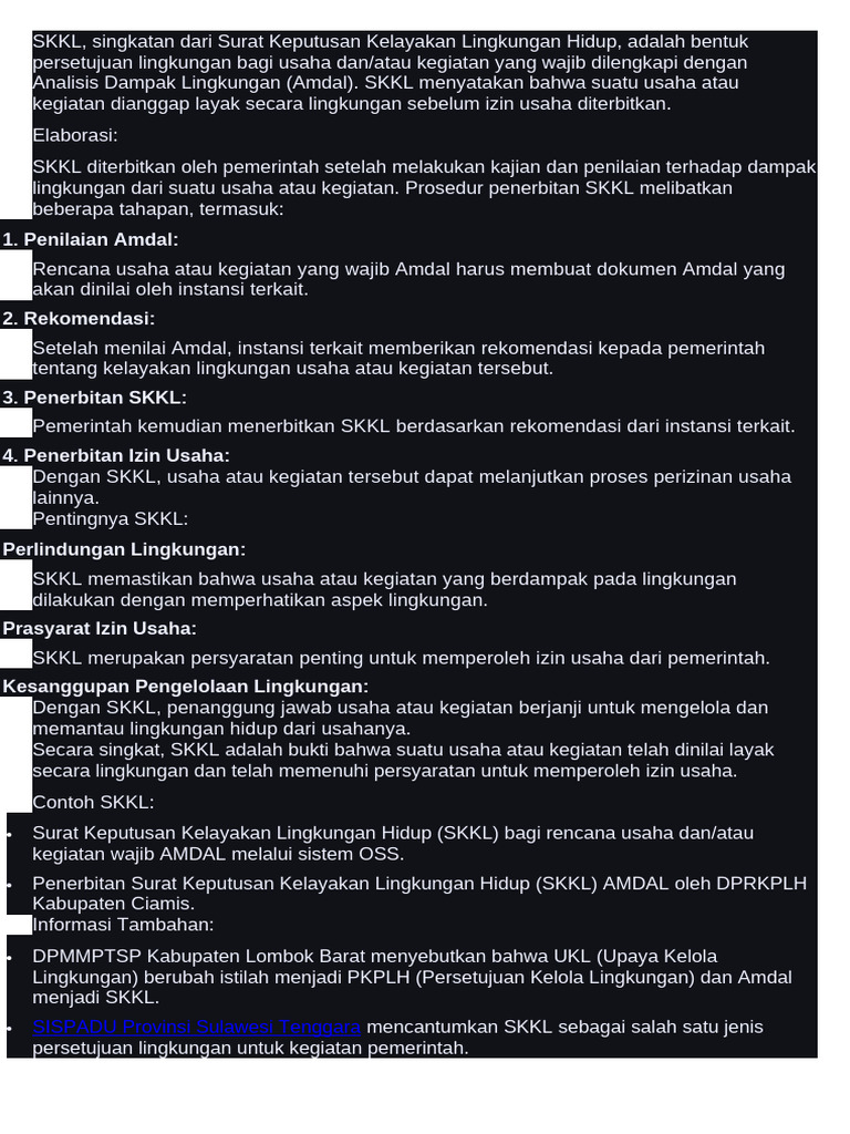 Apa Itu SKKL dan Fungsinya? | PDF
