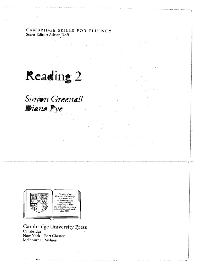 Reading - 2 (By S.Greenall & D. Pye) | PDF