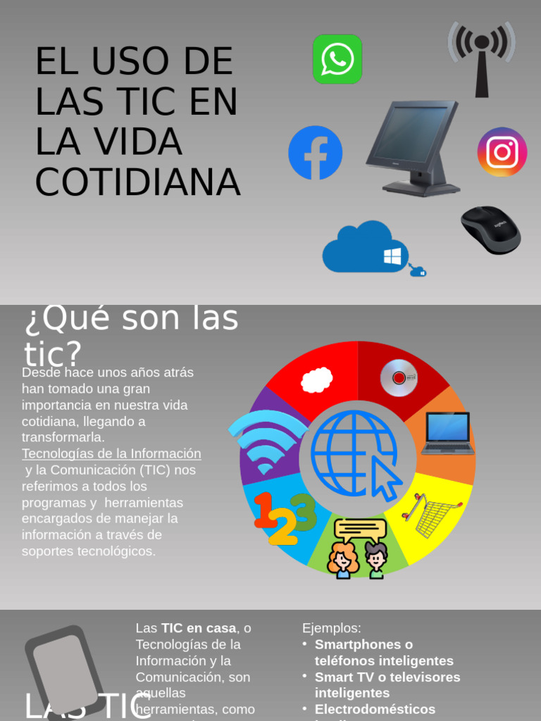 Uso de TIC en la Vida Cotidiana | PDF | Tecnología de información y ...