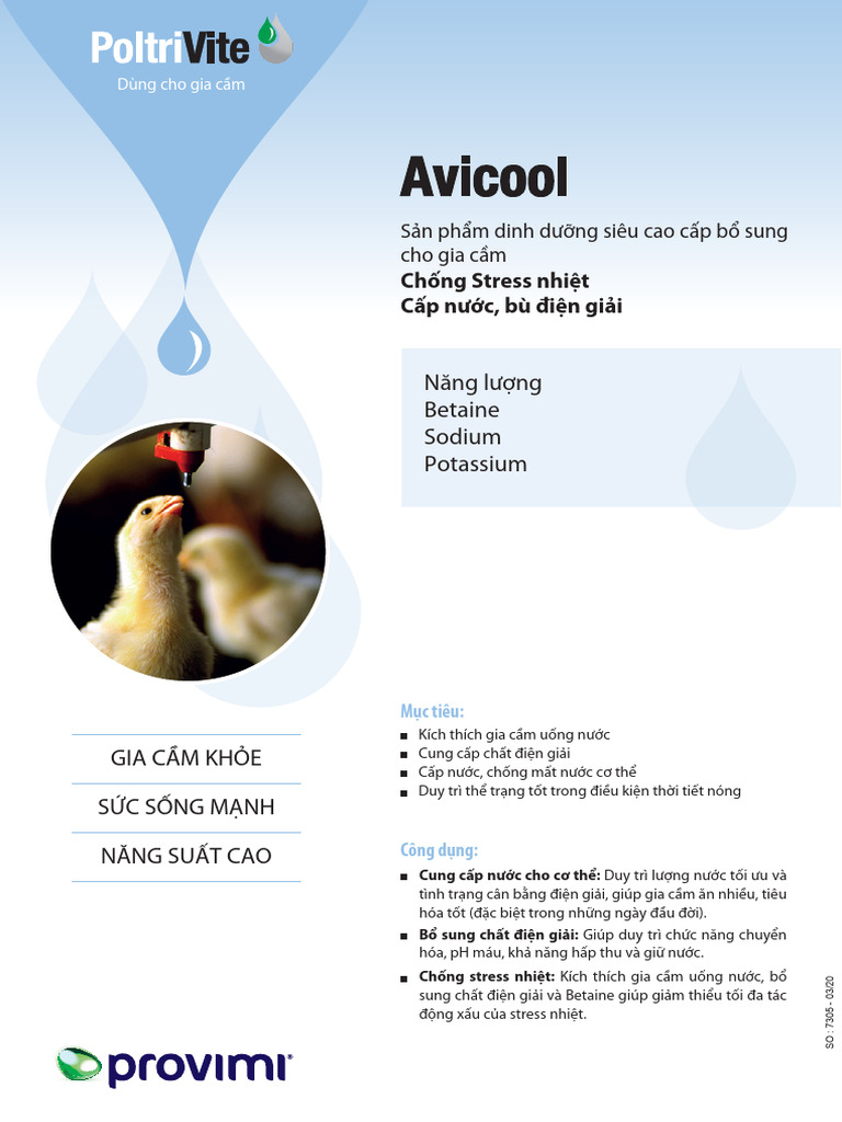 Leafleft TDS Poltrivite AviCool - VN - 2 | PDF