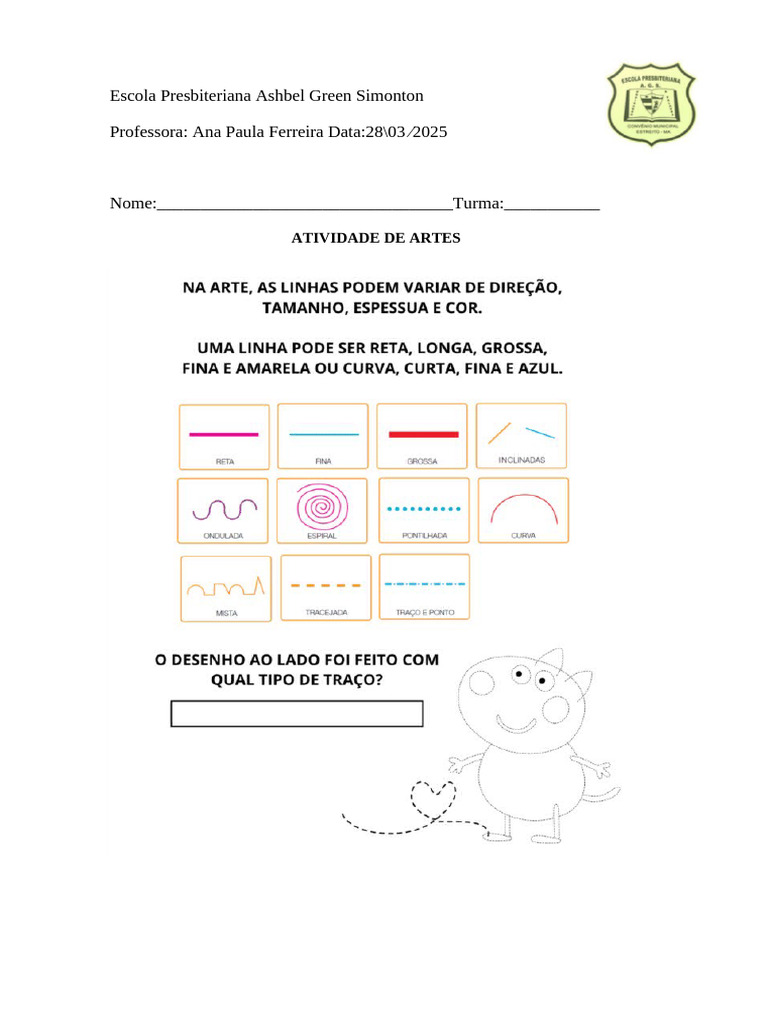 Atividade de Artes - 3 Artes | PDF