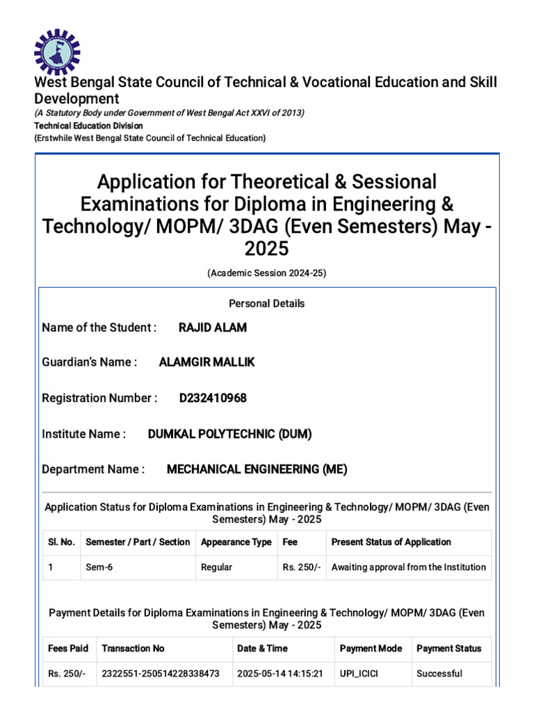Rajid, Exam | PDF