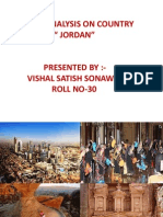 Pestle Analysis On Country " Jordan"