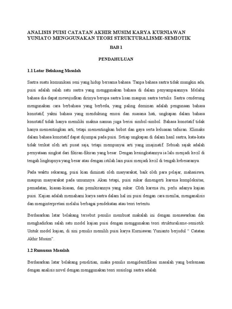 Analisis Puisi Hahaha