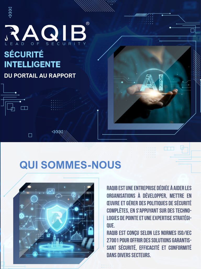Solutions de Sécurité RAQIB | PDF | Sécurité | Intelligence artificielle