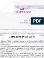 Wifi Technology: by Nikhila Ann Varghese Malla Reddy Engineering College