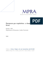 European Gas Regulation: A Change of Focus: Munich Personal Repec Archive