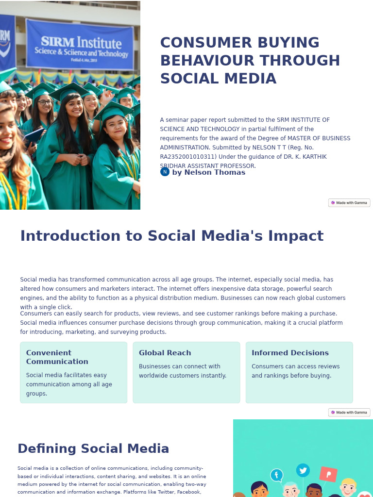 Consumer Buying Behaviour Through Social Media | PDF | Popular Culture ...