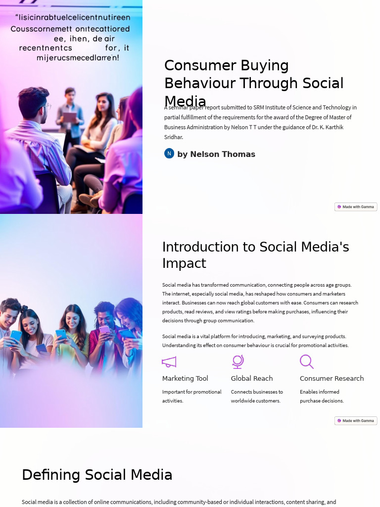 Consumer Buying Behaviour Through Social Media | PDF | Popular Culture ...