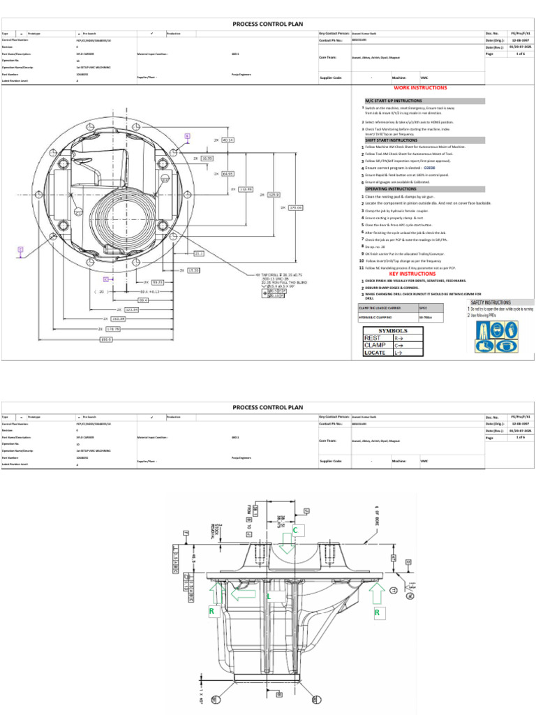 VMC Machining Setup Instructions | PDF | Mechanical Engineering ...