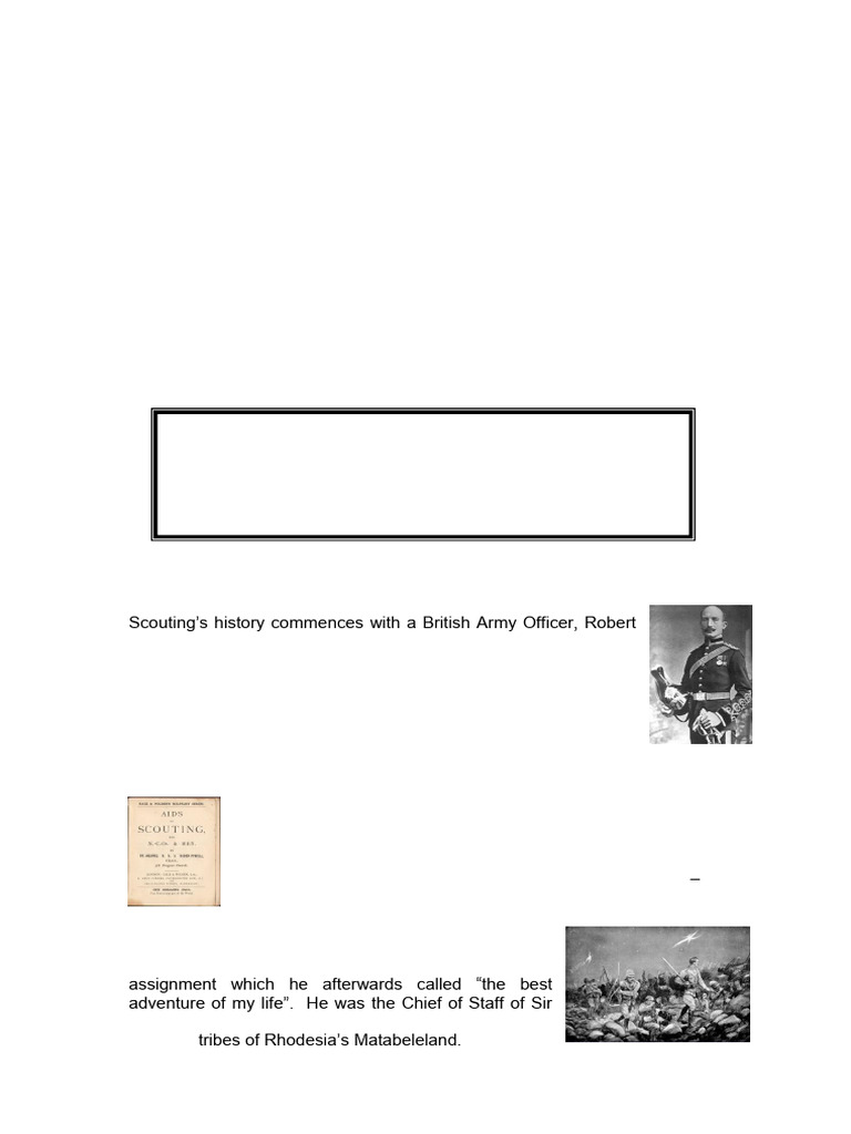 History of Scouting's Origins | PDF | Scouting | Outdoor Recreation