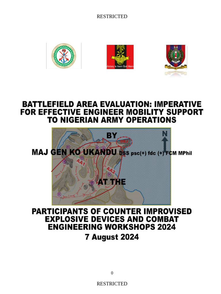 LECTURE 3 Battlefield Area Evaluation 1 | PDF | Humidity | Wound