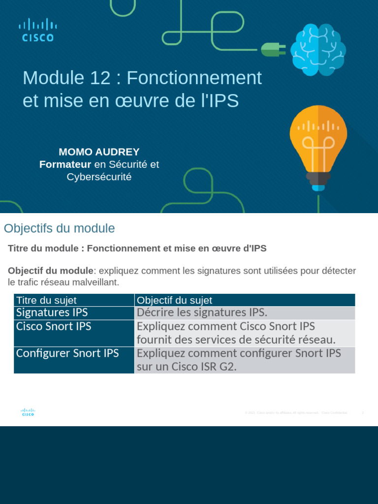 Fonctionnement et mise en œuvre de l'IPS | PDF | Informatique | Réseau ...
