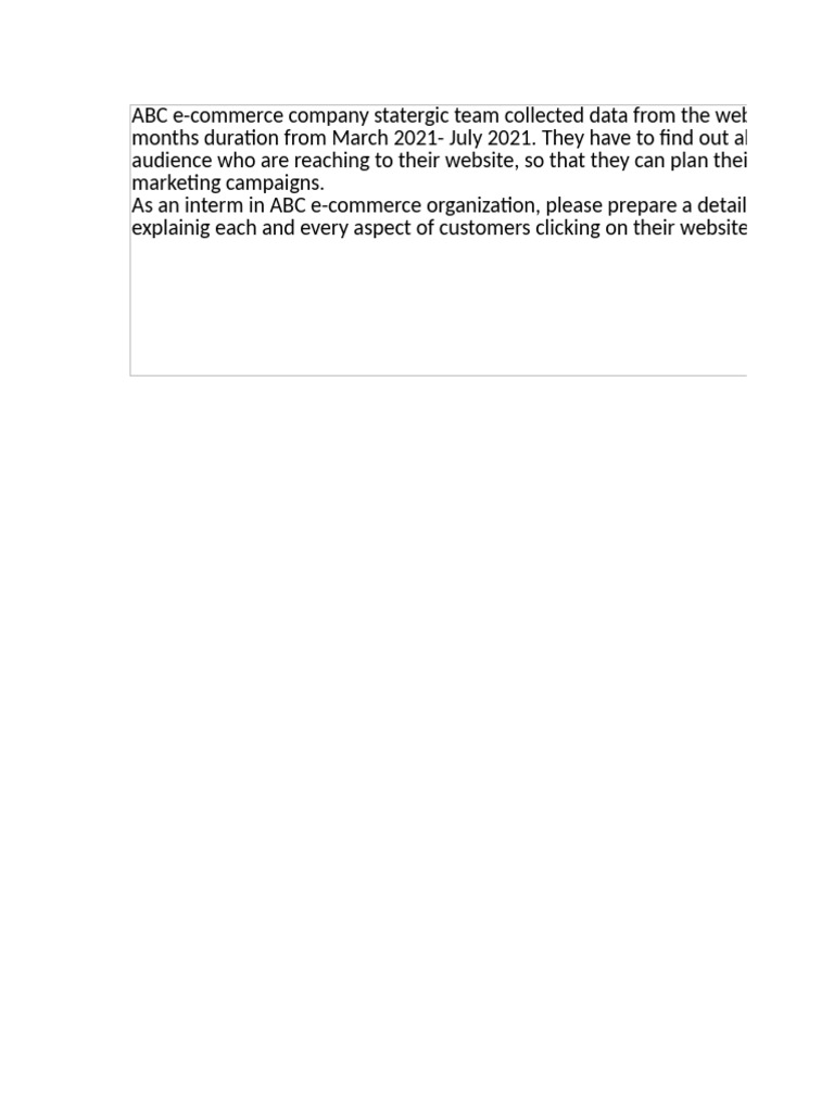 Customer Insights Report for E-commerce | PDF | Mobile App | Tablet ...
