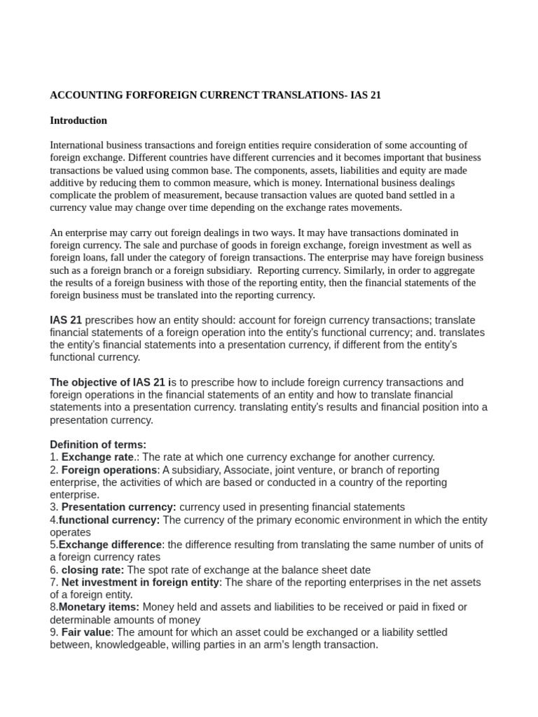 Foreign Currency Transaction Accounting | PDF | Currency | Exchange Rate