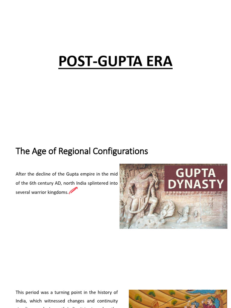 1744191133-Post Gupta Era | PDF
