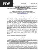 Download Agrivita 311 Pebruari 2009 Uji Daya Hasil Galur Harapan Kacang Panjang Toleran Hama Aphid Dan Berdaya Hasil Tinggi by Megaa Panda SN86208190 doc pdf