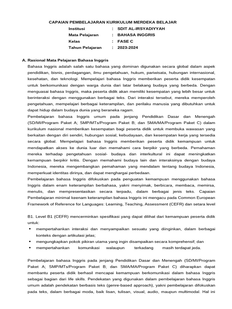 Cp Bahasa Inggris Pdf