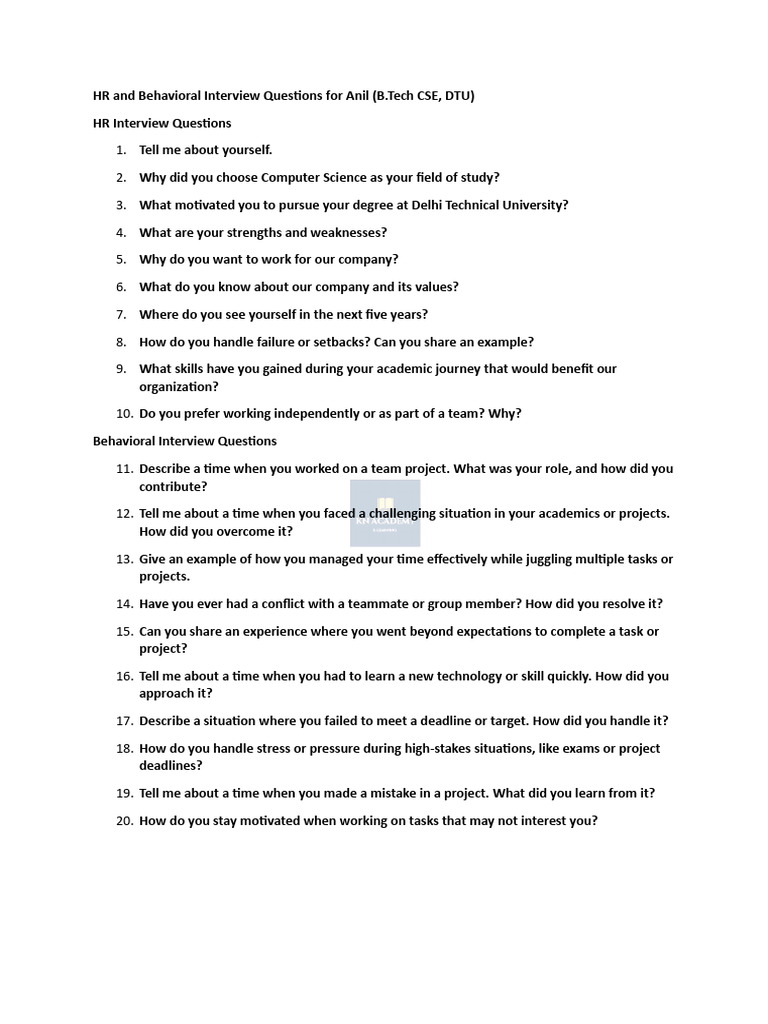 HR SRT | PDF | Computer Programming | Cognition