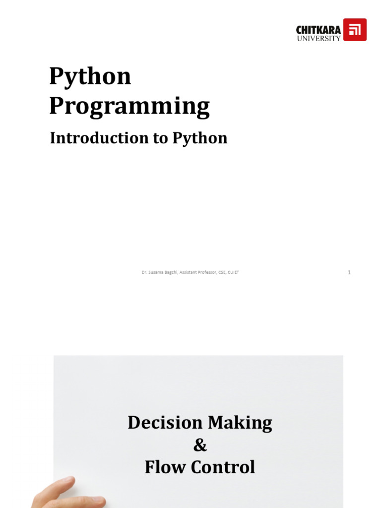 Flowchart of If-Elif-Else in Python | PDF | Control Flow | Programming ...
