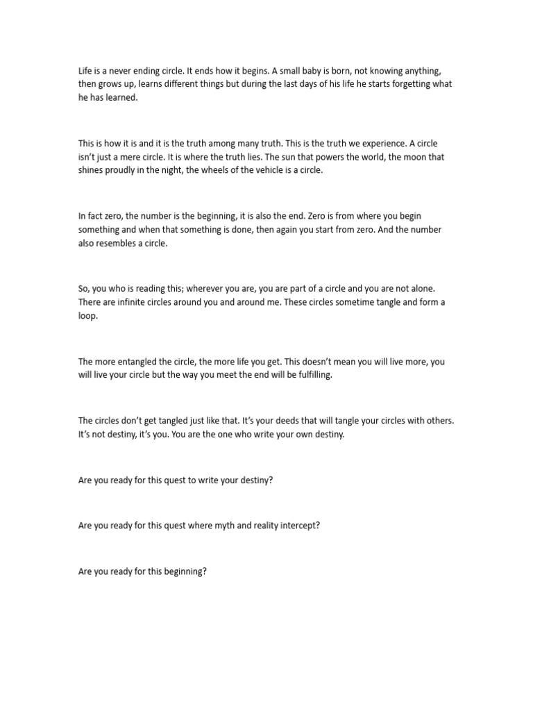 Story | PDF