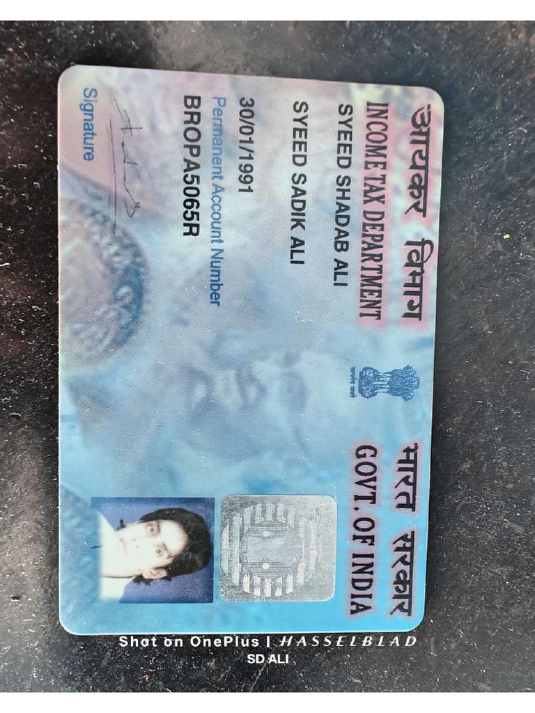 Pan Card | PDF