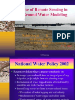 Use of Remote Sensing in Ground Water Modeling: Rohit Goyal & A.N. Arora