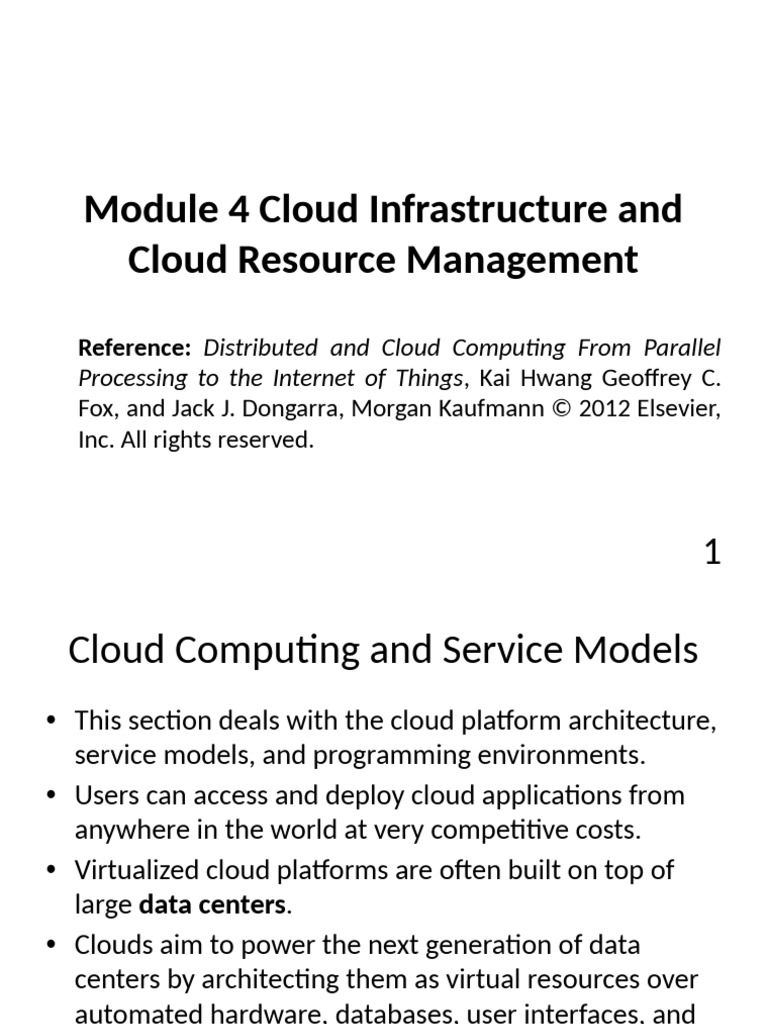 CLoud Engineerig - Module 4 | PDF | Cloud Computing | Software As A Service