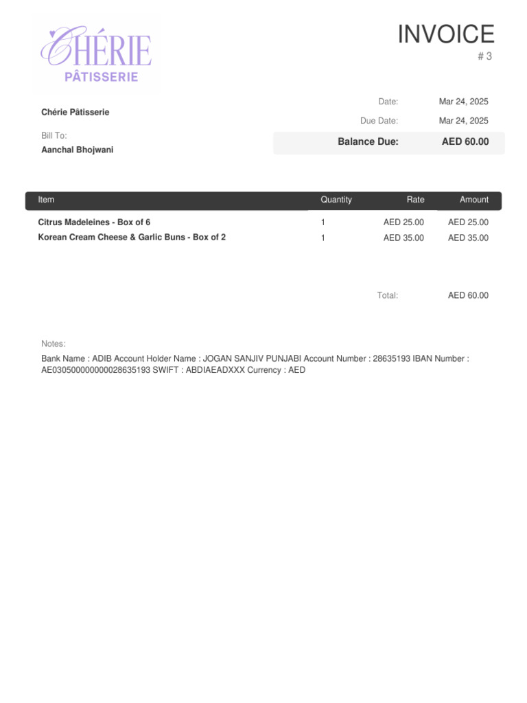 Invoice 3 | PDF