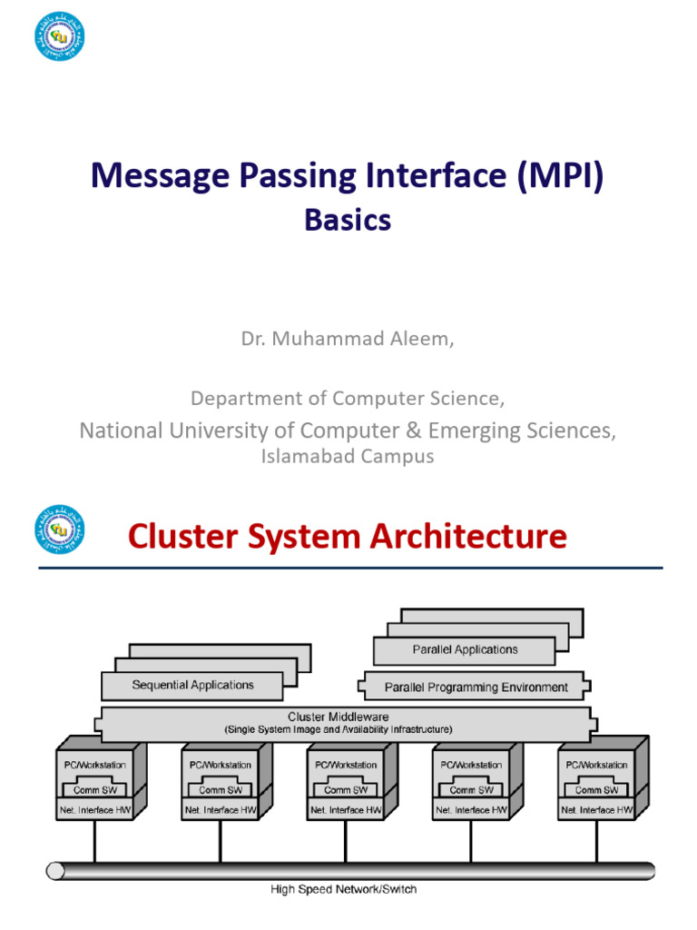 MPI Basics: Message Passing Overview | PDF | Message Passing Interface ...